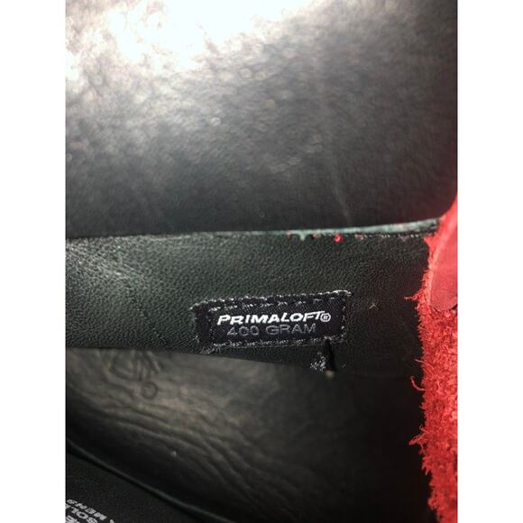 Men's Timberland Red Leather and Nubuk 6" Boots- Size 9M - Picture 7 of 11